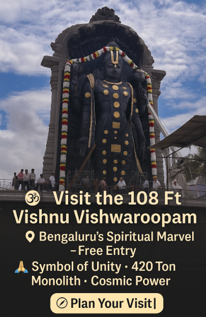 108 Feet Vishnu Vishwaroopam Statue Bengaluru – Location, Timings, History & FAQs